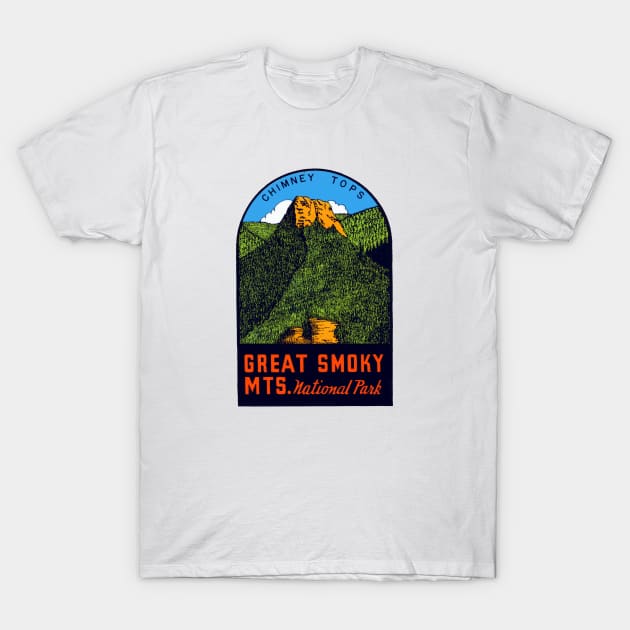 1960s Great Smoky Mountains National Park T-Shirt by historicimage